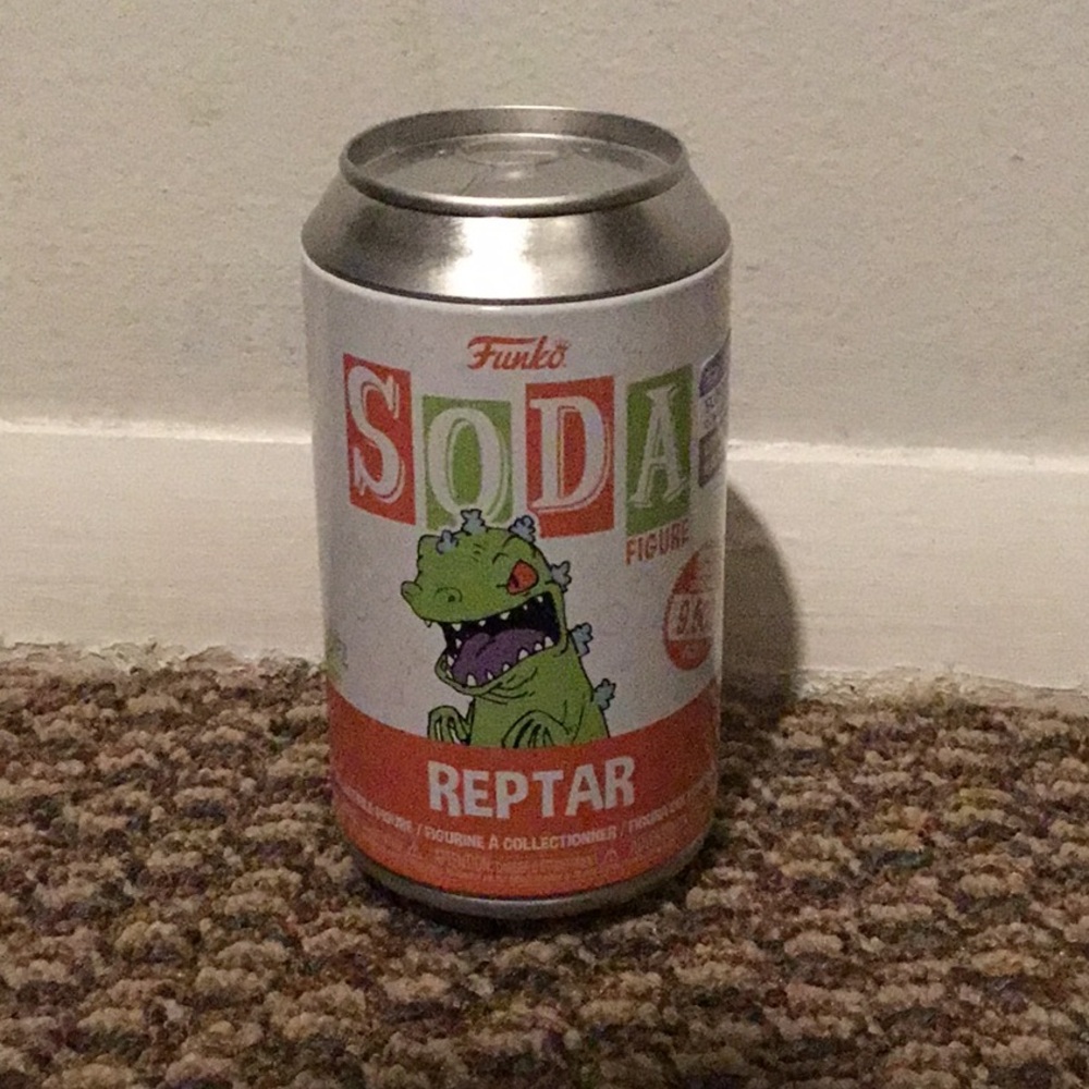 Funko Reptar Soda Figure - Green and Silver